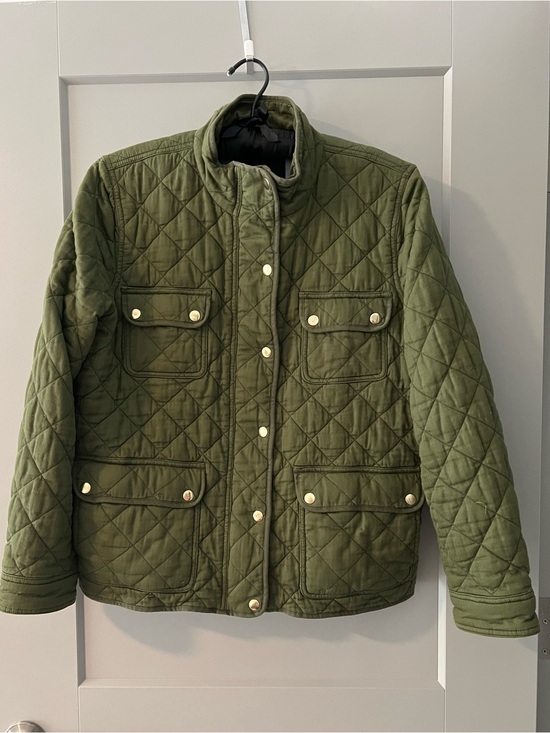 J. Crew Jackets & Blazers - JCrew Quilted Downtown Field Jacket - Olive Green